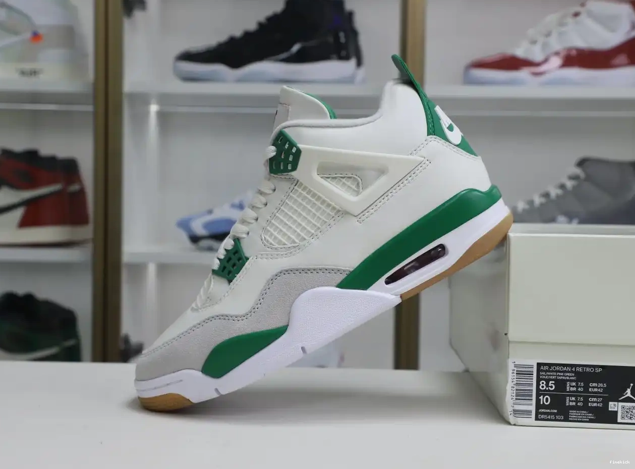 X NIKE SB GREEN' 4 AIR 'PINE JORDAN RETRO 0330